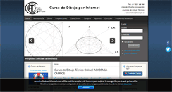 Desktop Screenshot of cursodedibujoporinternet.com