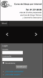 Mobile Screenshot of cursodedibujoporinternet.com
