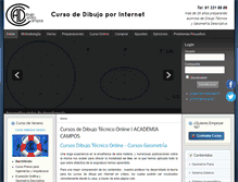 Tablet Screenshot of cursodedibujoporinternet.com